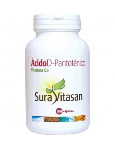 Acido Pantotenico 500 Mg 100 Caps De Sura Vitasan