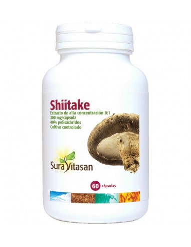 Shiitake 300 Mg 60 Vcaps De Sura Vitasan
