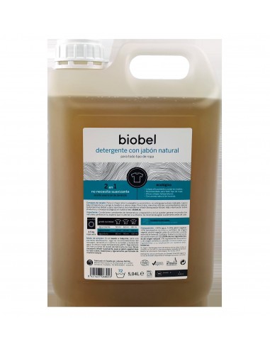 Detergente Liquido Eco 5 Litros De Biobel