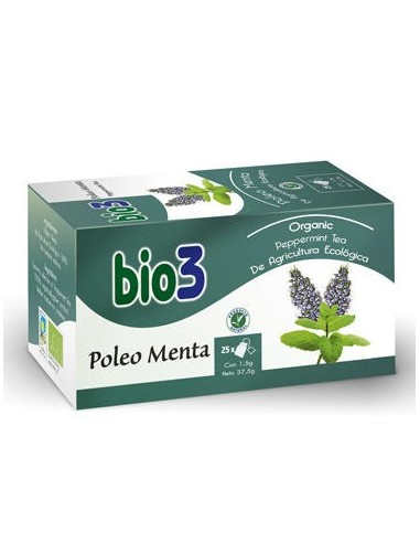 Bie3 Poleo Menta Eco 25 Filtros De Biodes