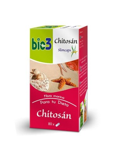 Bie3 Chitosan  Slimcaps 500 Mg 80 Caps De Biodes
