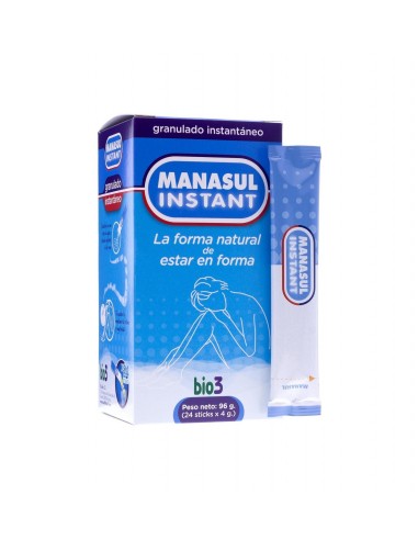 Manasul Instant Diet & Detox   4 Gr X 24 Sticks De Biodes