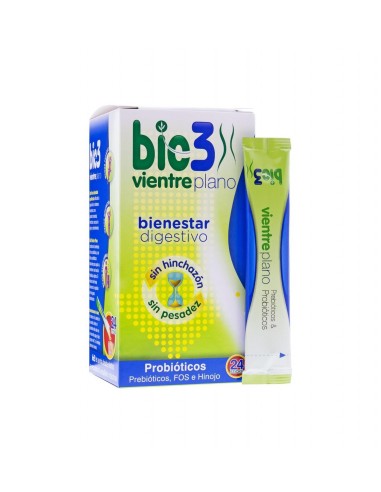 Bio3 Vientre Plano 24 Sticks De 5 Gr De Biodes