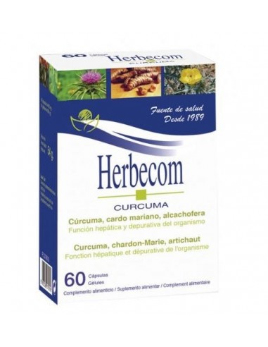 Herbecom Curcuma 60 Caps De Bioserum
