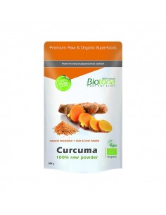 Curcuma En Polvo (Curcuma Raw Powder 200 G) De Biotona