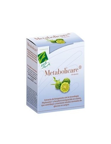 Metabolicare® 60 Caps De Cien X Cien Natural