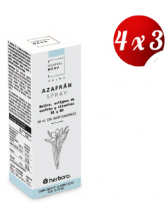 Pack 4x3 Azafrán Spray  de...