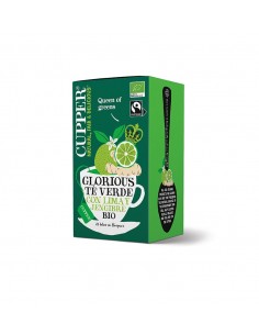 Green Tea Lime & Ginger Bio 20 Bolsas De Cupper
