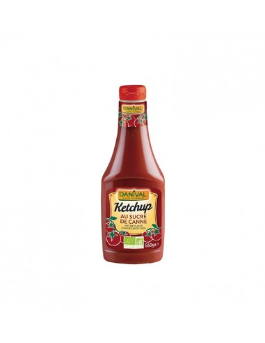 Ketchup Con Azucar De Caña  Bio 560 Gr De Danival
