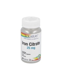 Iron Citrato 25Mg. 60Cap.