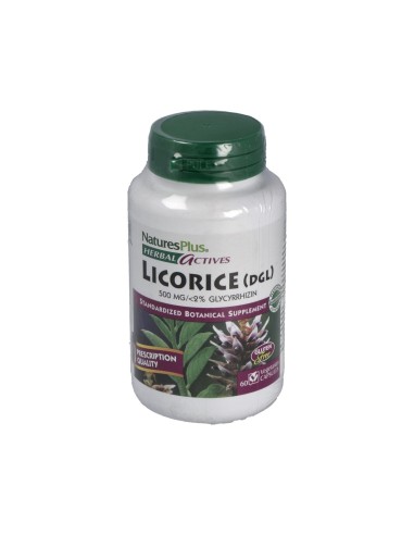 Licorice (Dgl) Regaliz500Mg. 60Cap. Herbal Actives