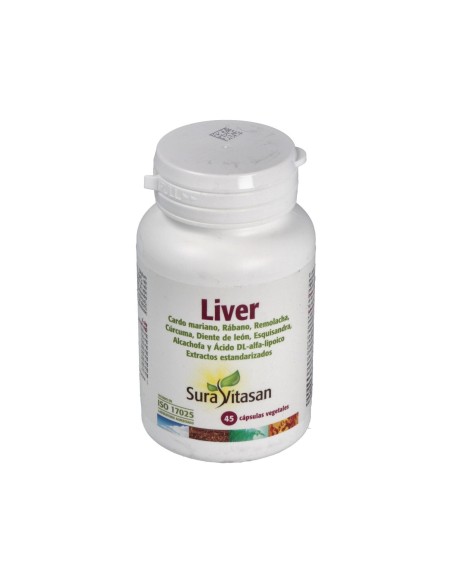 Liver    45 cápsulas de Sura Vitasan