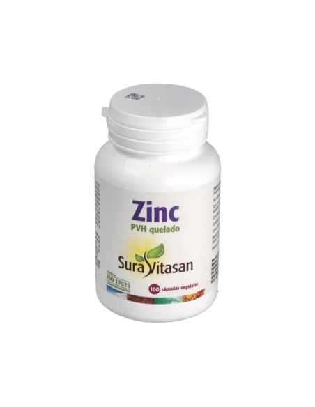 Zinc PVH Quelado  100 cápsulas de Sura Vitasan