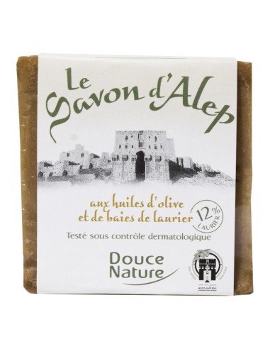 Pastilla Jabon Alepo 12% Laurel Douce Nature 200 G De Douce