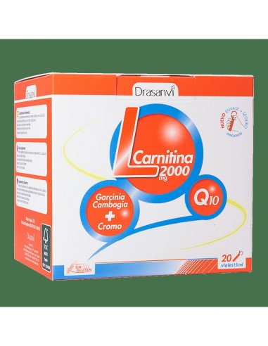 L-Carnitina 2000 Mg 20 Viales De Drasanvi
