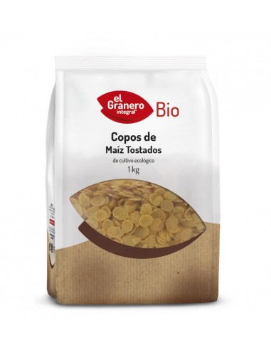 Copos De Maiz Tostado Bio 1 Kg De El Granero Integral