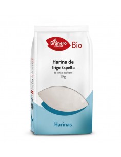 Harina Espelta Blanca Bio 1 Kg C/Gluten De El Granero Integr