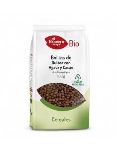 Bolitas De Quinoa Con Agave Y Cacao Bio 300 Gr De El Granero