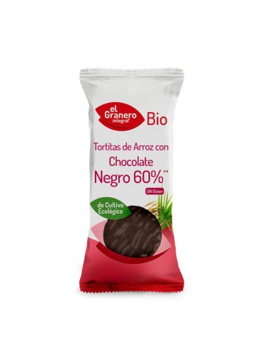 Tortitas De Arroz Con Chocolate Negro Bio De El Granero Inte