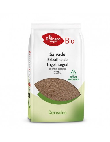 Salvado De Trigo Extrafino Bio 350 Gr De El Granero Integral