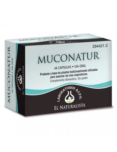 Muconatur 300 Mg X 48 Caps De El Naturalista