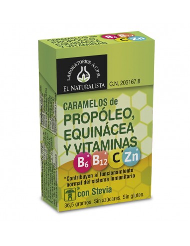 Caramelos De Propoleo + Equincea+Vitaminas 20 Ud De El Natur