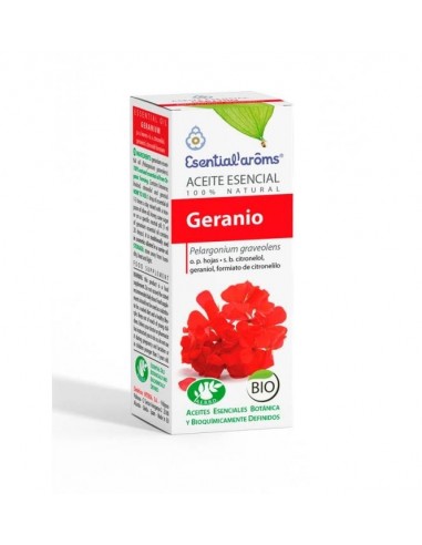 Aceite Esencial Geranio Bio 10 Ml De Esential Aroms