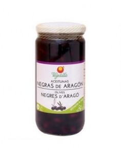 Olivas Negras Aragon 390Gr. Bio
