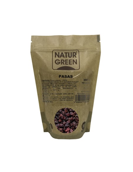Pasas Sultanas Bio 200 Gr de Naturgreen