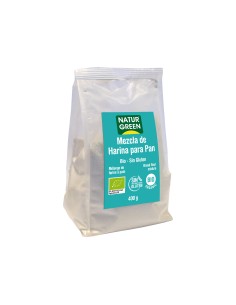 Naturgreen Mezcla Harina Para Pan Bio 400G de Naturgreen