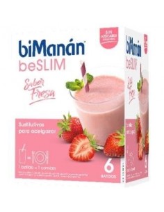 Batido Sustitutivo Fresa 6 Sobres Bimanan