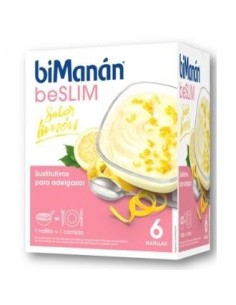 Natillas Sustitutivas Limon 6 Sobres Bimanan