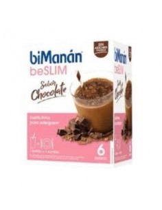 Natillas Sustitutivas Chocolate 6 Sobres Bimanan