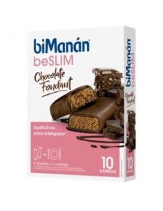 Barritas Chocolate Fondant 10 Unidades Bimanan