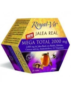 Jalea Real Royal Vit Mega Total 2000Mg. 20Amp de Dietisa
