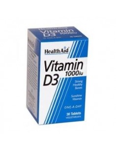 Vitamina D3 1000Ui 30 Comprimidos Health Aid de Health Aid