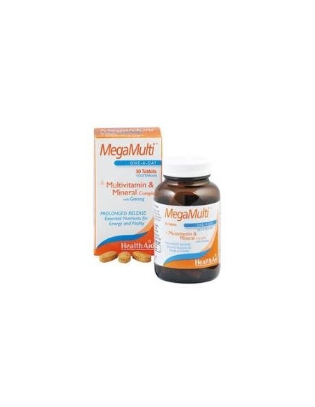 Megamulti Con Ginseng 30 Comprimidos Health Aid de Health Ai