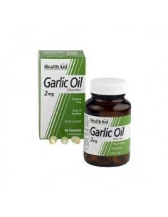 Aceite De Ajo (Garlic Oil) 2Mg. 60Cap. Health Aid de Health