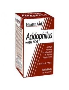 Acidophilus Mega Potency With Fos 60 Comprimidos de Health A