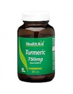 Curcuma Raiz (Turmeric) 60 Comprimidos Health Aid de Health