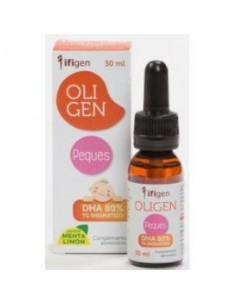 Oligen Peques Dha 80% Tg Enzimatico Menta-Lima 30M Ifigen