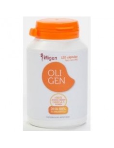 Oligen Dha 80% Tg Enzimatico 120 Cápsulas  Ifigen