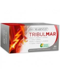 Tribulmar  Tribulus + L-Arginina +   L-Lisina + Creatina + L-Omitina     60 Cápsulas Vegetales Marnys