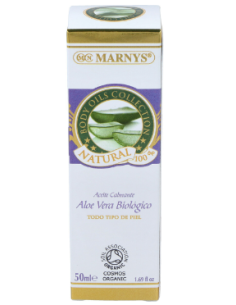 Aceite Aloe Vera Organico    Botella Con Spray  - 50 Ml Marnys