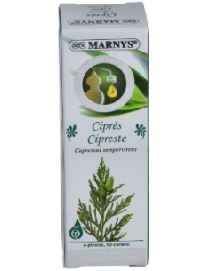 Aceite Esencial Alimentario De Cipres    Estuche Con Botella - 15 Ml Marnys
