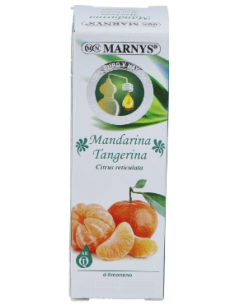 Aceite Esencial Alimentario De Mandarina   Estuche Con Botella - 15 Ml Marnys