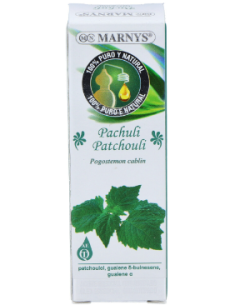 Aceite Esencial Alimentario De Patchuli     Estuche Con Botella - 15 Ml Marnys