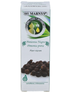 Aceite Esencial Alimentario De Pimienta Negra       Estuche Con Botella - 15 Ml Marnys