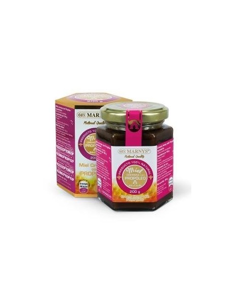 Miel cremosa con propoleo 200gr. de marnys