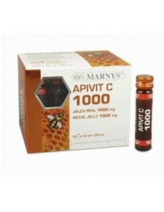 Apivit C 1000 Mg (Jalea Real + Vit. C)  20 Viales  X 1000 Mg Marnys